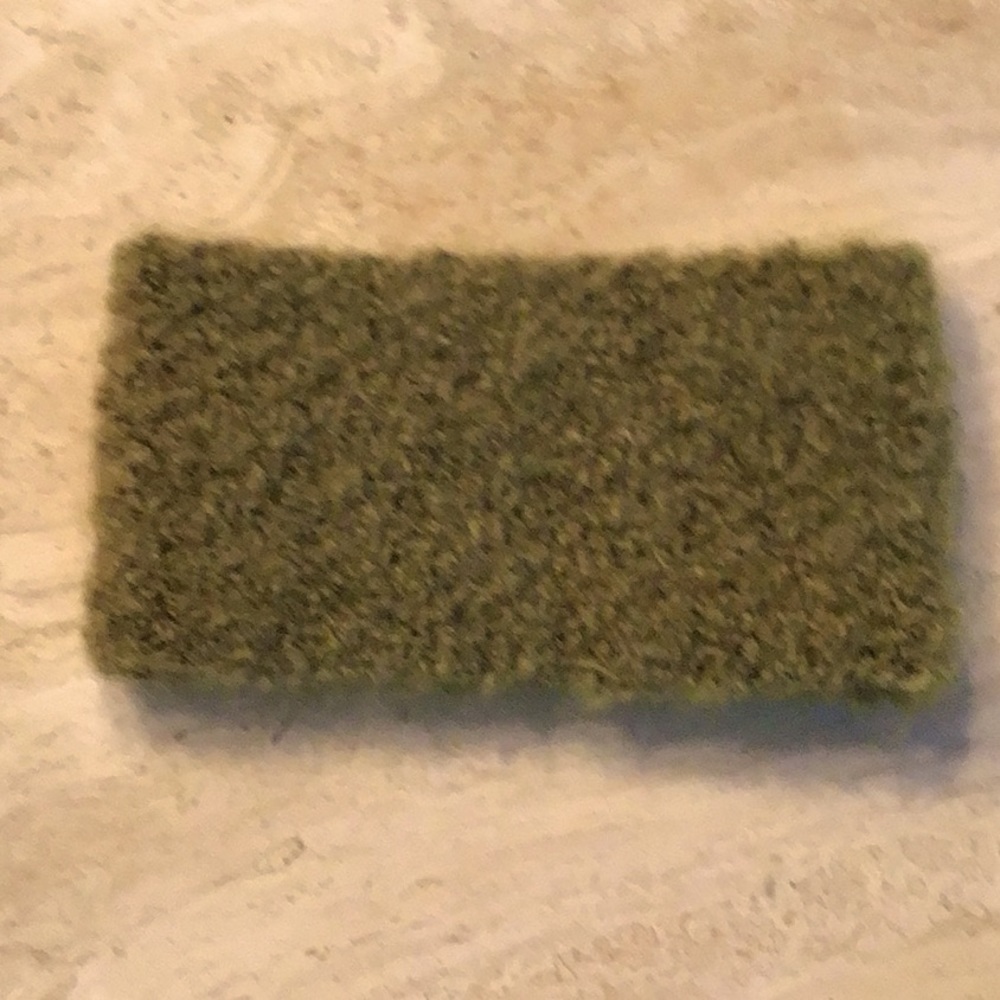 Olive Green Mohair Stretchy Headband